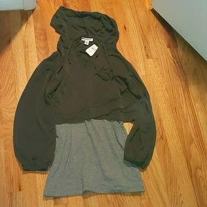 Motherhood Maternity Sweaters - Motherhood maternity nursing sweatshirt and tank Motherhood Maternity Sweaters - Motherhood maternity nursing sweatshirt and tank